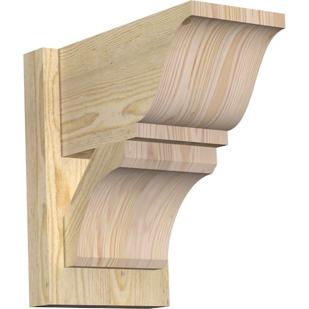 Ekena Millwork Legacy Traditional Rough Sawn Outlooker, Douglas Fir, 8"W x 14"D x 14"H OUT08X14X14LEC01RDF